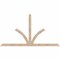 Ekena Millwork Richland Smooth Timber Gable Bracket, Douglas Fir, 84"W x 45"H x 1 1/2"D x 3 1/2"F, 13/12 Pitch GBW084X45X0204RIC00SDF - alternate 1